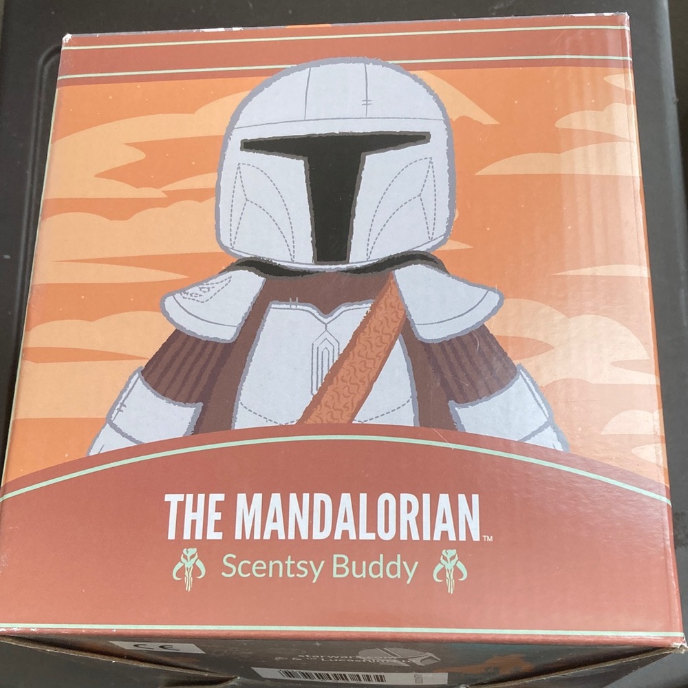 Scentsy The Mandalorian Buddy with Brown and Gray Accents~New In Box